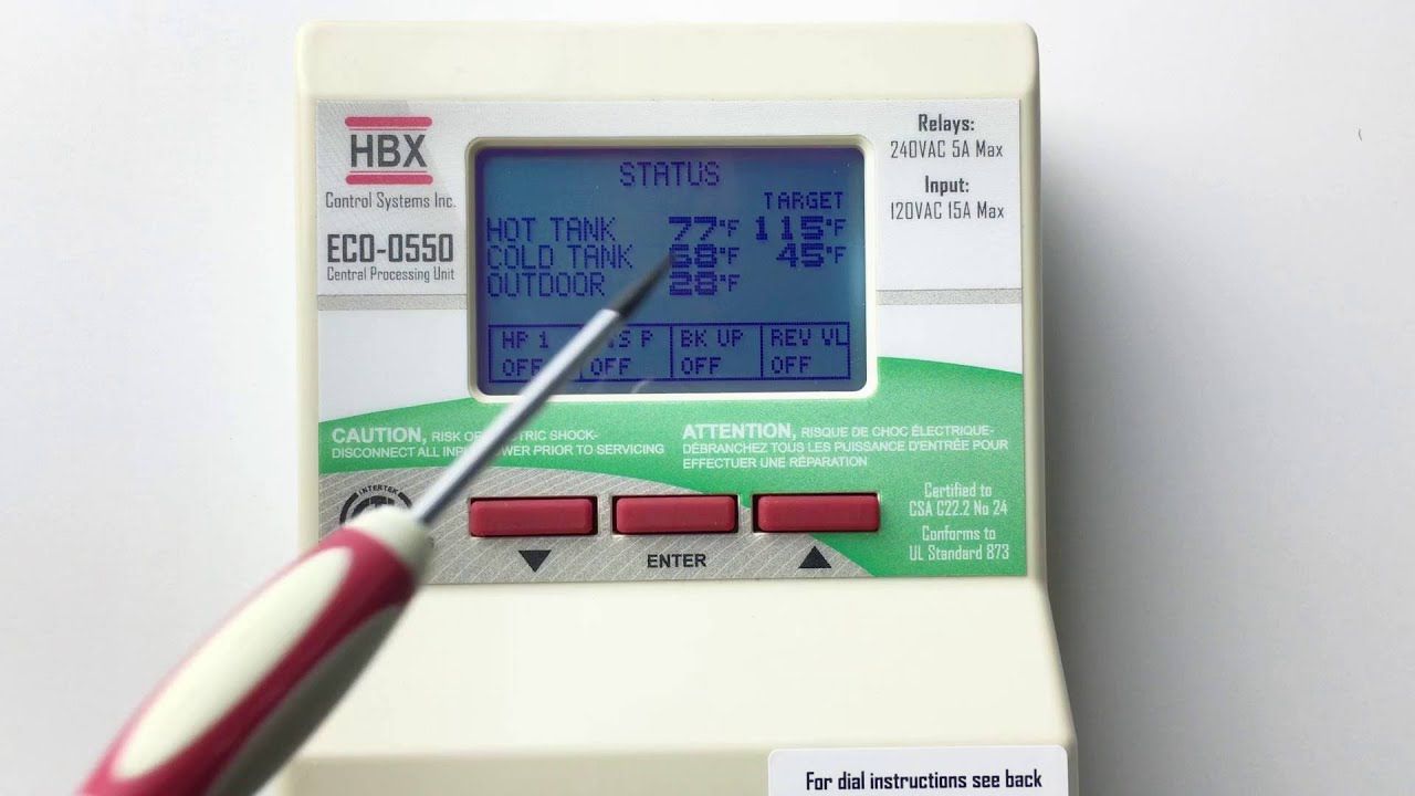How to Program the ECO-0550 Geothermal Control